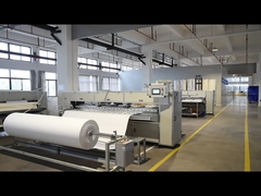 200 غرام/م2 وسائل تصفية غبار غلاف الأبرة المغطاة بالألياف النانوية